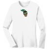 1-DAY RUSH NO MINIMUM Ladies Long Sleeve Crew Neck T-Shirt Thumbnail