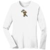 1-DAY RUSH NO MINIMUM Ladies Long Sleeve Crew Neck T-Shirt Thumbnail