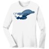 1-DAY RUSH NO MINIMUM Ladies Long Sleeve Crew Neck T-Shirt Thumbnail