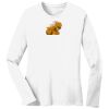 1-DAY RUSH NO MINIMUM Ladies Long Sleeve Crew Neck T-Shirt Thumbnail