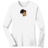 1-DAY RUSH NO MINIMUM Ladies Long Sleeve Crew Neck T-Shirt Thumbnail