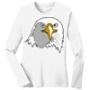 1-DAY RUSH NO MINIMUM Ladies Long Sleeve Crew Neck T-Shirt Thumbnail