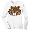 1-DAY RUSH NO MINIMUM Ladies Long Sleeve Crew Neck T-Shirt Thumbnail