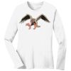 1-DAY RUSH NO MINIMUM Ladies Long Sleeve Crew Neck T-Shirt Thumbnail