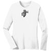 1-DAY RUSH NO MINIMUM Ladies Long Sleeve Crew Neck T-Shirt Thumbnail