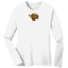 1-DAY RUSH NO MINIMUM Ladies Long Sleeve Crew Neck T-Shirt Thumbnail