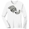 1-DAY RUSH NO MINIMUM Ladies Long Sleeve Crew Neck T-Shirt Thumbnail