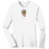 1-DAY RUSH NO MINIMUM Ladies Long Sleeve Crew Neck T-Shirt Thumbnail