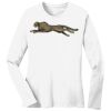 1-DAY RUSH NO MINIMUM Ladies Long Sleeve Crew Neck T-Shirt Thumbnail