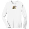 1-DAY RUSH NO MINIMUM Ladies Long Sleeve Crew Neck T-Shirt Thumbnail