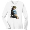 1-DAY RUSH NO MINIMUM Ladies Long Sleeve Crew Neck T-Shirt Thumbnail