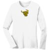 1-DAY RUSH NO MINIMUM Ladies Long Sleeve Crew Neck T-Shirt Thumbnail
