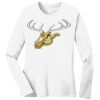 1-DAY RUSH NO MINIMUM Ladies Long Sleeve Crew Neck T-Shirt Thumbnail