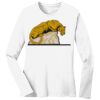 1-DAY RUSH NO MINIMUM Ladies Long Sleeve Crew Neck T-Shirt Thumbnail