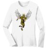 1-DAY RUSH NO MINIMUM Ladies Long Sleeve Crew Neck T-Shirt Thumbnail