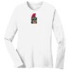 1-DAY RUSH NO MINIMUM Ladies Long Sleeve Crew Neck T-Shirt Thumbnail