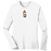 1-DAY RUSH NO MINIMUM Ladies Long Sleeve Crew Neck T-Shirt Thumbnail