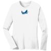 1-DAY RUSH NO MINIMUM Ladies Long Sleeve Crew Neck T-Shirt Thumbnail