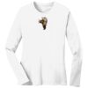 1-DAY RUSH NO MINIMUM Ladies Long Sleeve Crew Neck T-Shirt Thumbnail