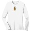 1-DAY RUSH NO MINIMUM Ladies Long Sleeve Crew Neck T-Shirt Thumbnail