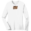 1-DAY RUSH NO MINIMUM Ladies Long Sleeve Crew Neck T-Shirt Thumbnail
