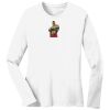 1-DAY RUSH NO MINIMUM Ladies Long Sleeve Crew Neck T-Shirt Thumbnail