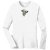 1-DAY RUSH NO MINIMUM Ladies Long Sleeve Crew Neck T-Shirt Thumbnail