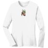 1-DAY RUSH NO MINIMUM Ladies Long Sleeve Crew Neck T-Shirt Thumbnail