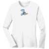 1-DAY RUSH NO MINIMUM Ladies Long Sleeve Crew Neck T-Shirt Thumbnail
