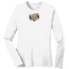 1-DAY RUSH NO MINIMUM Ladies Long Sleeve Crew Neck T-Shirt Thumbnail