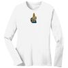 1-DAY RUSH NO MINIMUM Ladies Long Sleeve Crew Neck T-Shirt Thumbnail