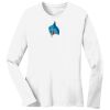 1-DAY RUSH NO MINIMUM Ladies Long Sleeve Crew Neck T-Shirt Thumbnail