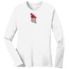 1-DAY RUSH NO MINIMUM Ladies Long Sleeve Crew Neck T-Shirt Thumbnail