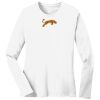 1-DAY RUSH NO MINIMUM Ladies Long Sleeve Crew Neck T-Shirt Thumbnail