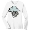 1-DAY RUSH NO MINIMUM Ladies Long Sleeve Crew Neck T-Shirt Thumbnail