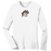1-DAY RUSH NO MINIMUM Ladies Long Sleeve Crew Neck T-Shirt Thumbnail