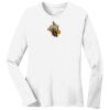 1-DAY RUSH NO MINIMUM Ladies Long Sleeve Crew Neck T-Shirt Thumbnail