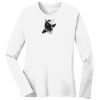1-DAY RUSH NO MINIMUM Ladies Long Sleeve Crew Neck T-Shirt Thumbnail