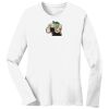 1-DAY RUSH NO MINIMUM Ladies Long Sleeve Crew Neck T-Shirt Thumbnail