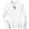 1-DAY RUSH NO MINIMUM Ladies Long Sleeve Crew Neck T-Shirt Thumbnail