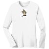 1-DAY RUSH NO MINIMUM Ladies Long Sleeve Crew Neck T-Shirt Thumbnail