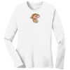 1-DAY RUSH NO MINIMUM Ladies Long Sleeve Crew Neck T-Shirt Thumbnail
