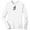 1-DAY RUSH NO MINIMUM Ladies Long Sleeve Crew Neck T-Shirt Thumbnail