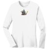 1-DAY RUSH NO MINIMUM Ladies Long Sleeve Crew Neck T-Shirt Thumbnail