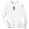 1-DAY RUSH NO MINIMUM Ladies Long Sleeve Crew Neck T-Shirt Thumbnail