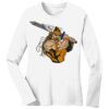 1-DAY RUSH NO MINIMUM Ladies Long Sleeve Crew Neck T-Shirt Thumbnail
