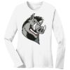 1-DAY RUSH NO MINIMUM Ladies Long Sleeve Crew Neck T-Shirt Thumbnail
