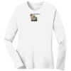 1-DAY RUSH NO MINIMUM Ladies Long Sleeve Crew Neck T-Shirt Thumbnail