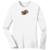 1-DAY RUSH NO MINIMUM Ladies Long Sleeve Crew Neck T-Shirt Thumbnail