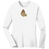 1-DAY RUSH NO MINIMUM Ladies Long Sleeve Crew Neck T-Shirt Thumbnail